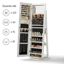 Espelho Porta-Joias Giratório